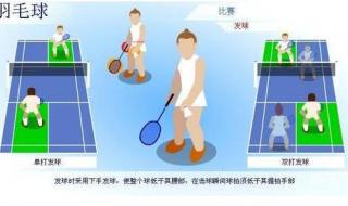 羽毛球比赛场地规则